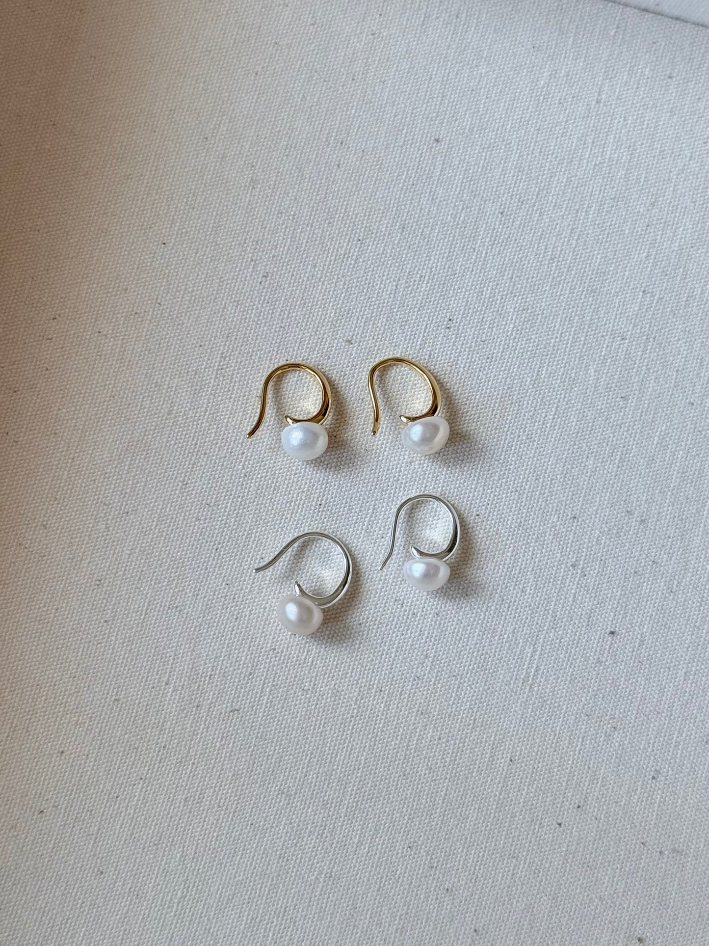 經典百搭淡水珍珠耳環