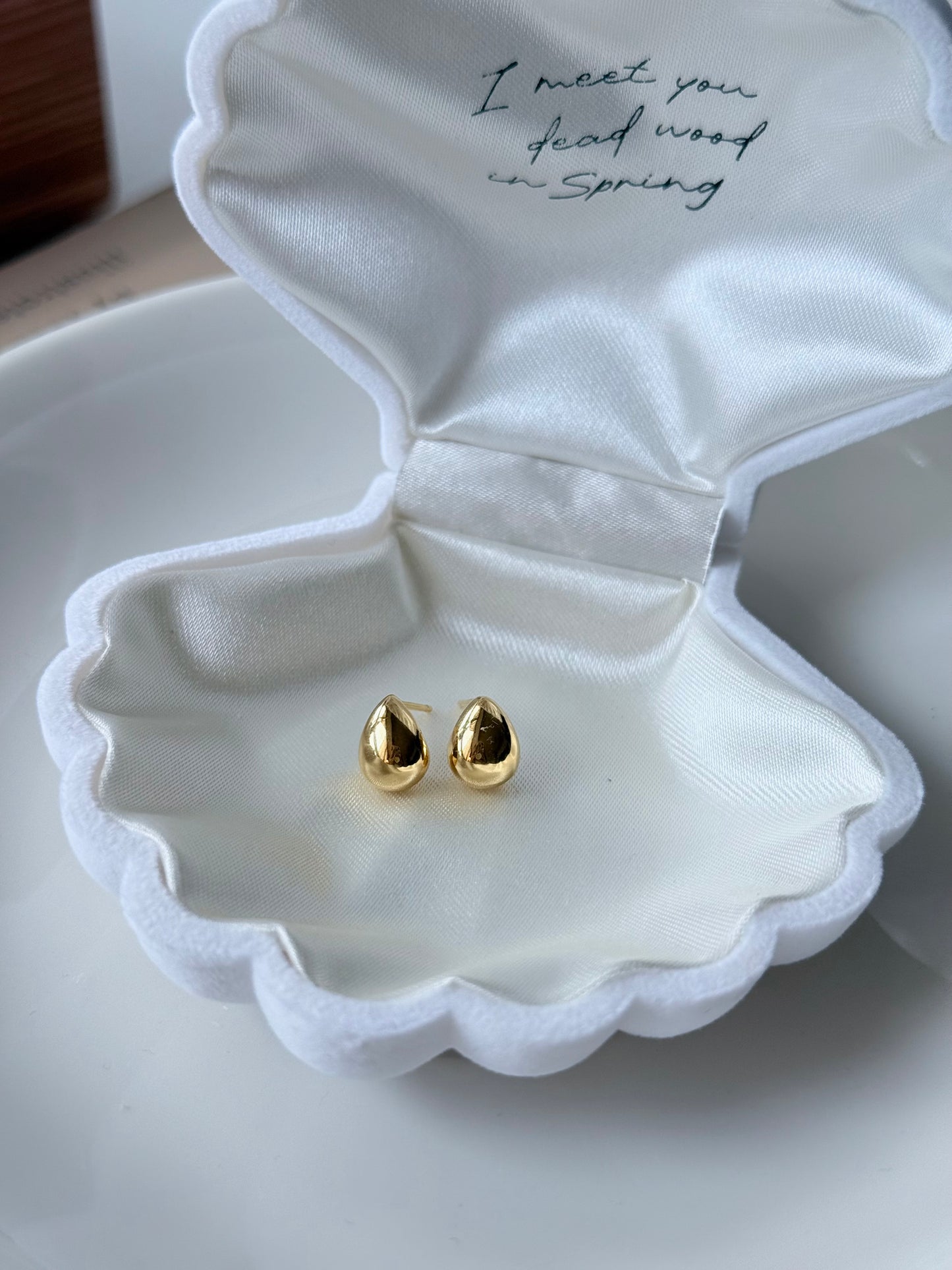 極簡水滴耳環💧Droplet Earrings