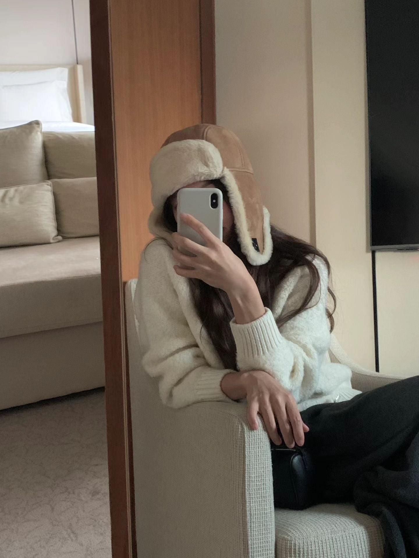 療癒色系🩵寶寶藍圈圈毛毛衣開衫