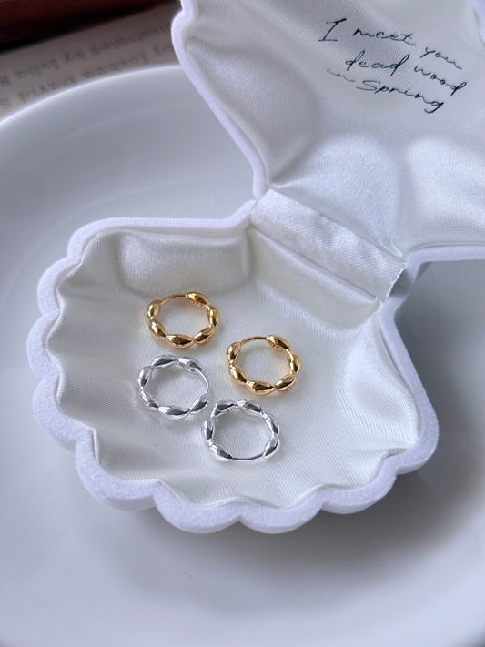 ☁️簡約百搭雲朵日常耳扣