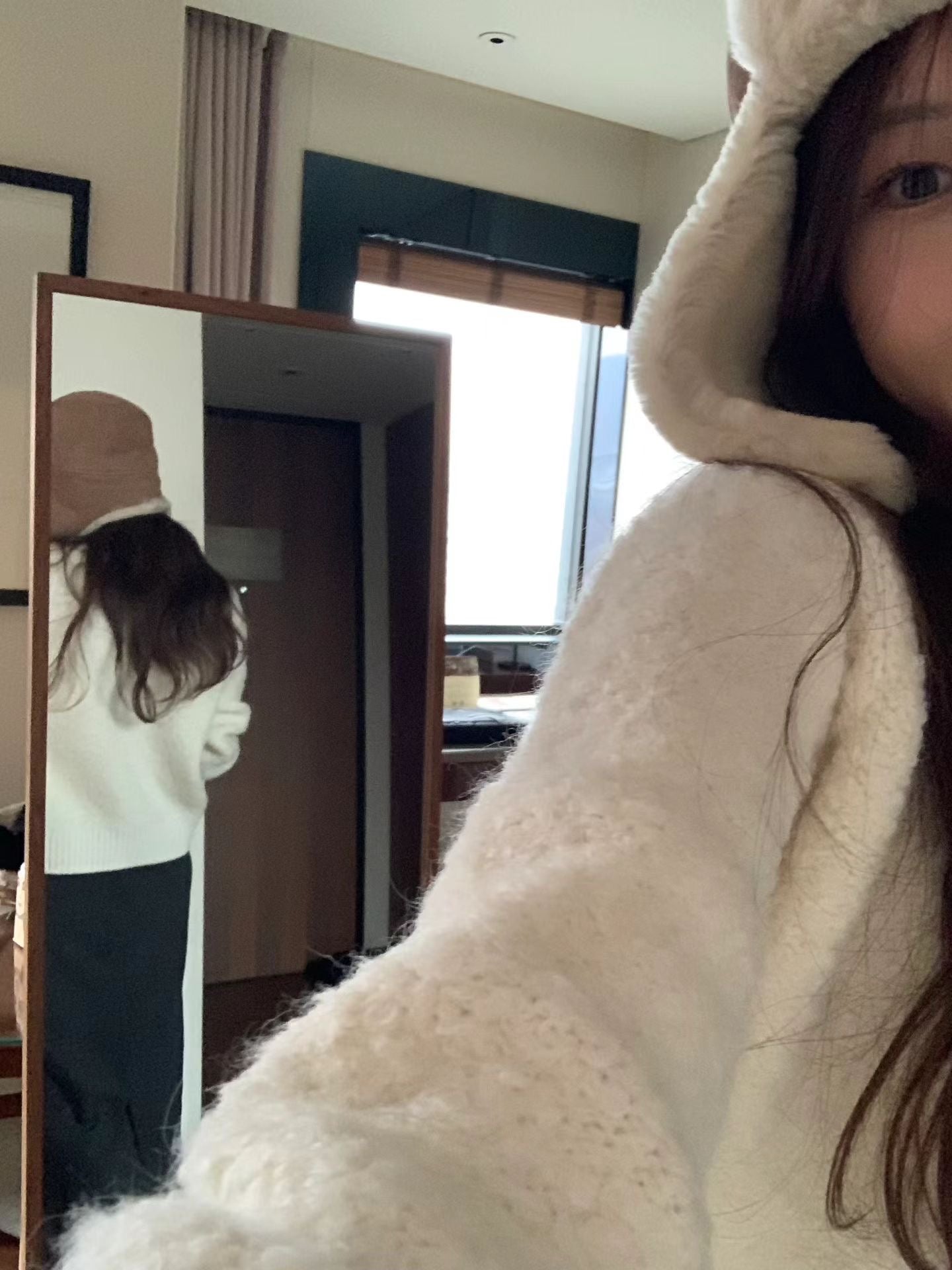 療癒色系🩵寶寶藍圈圈毛毛衣開衫