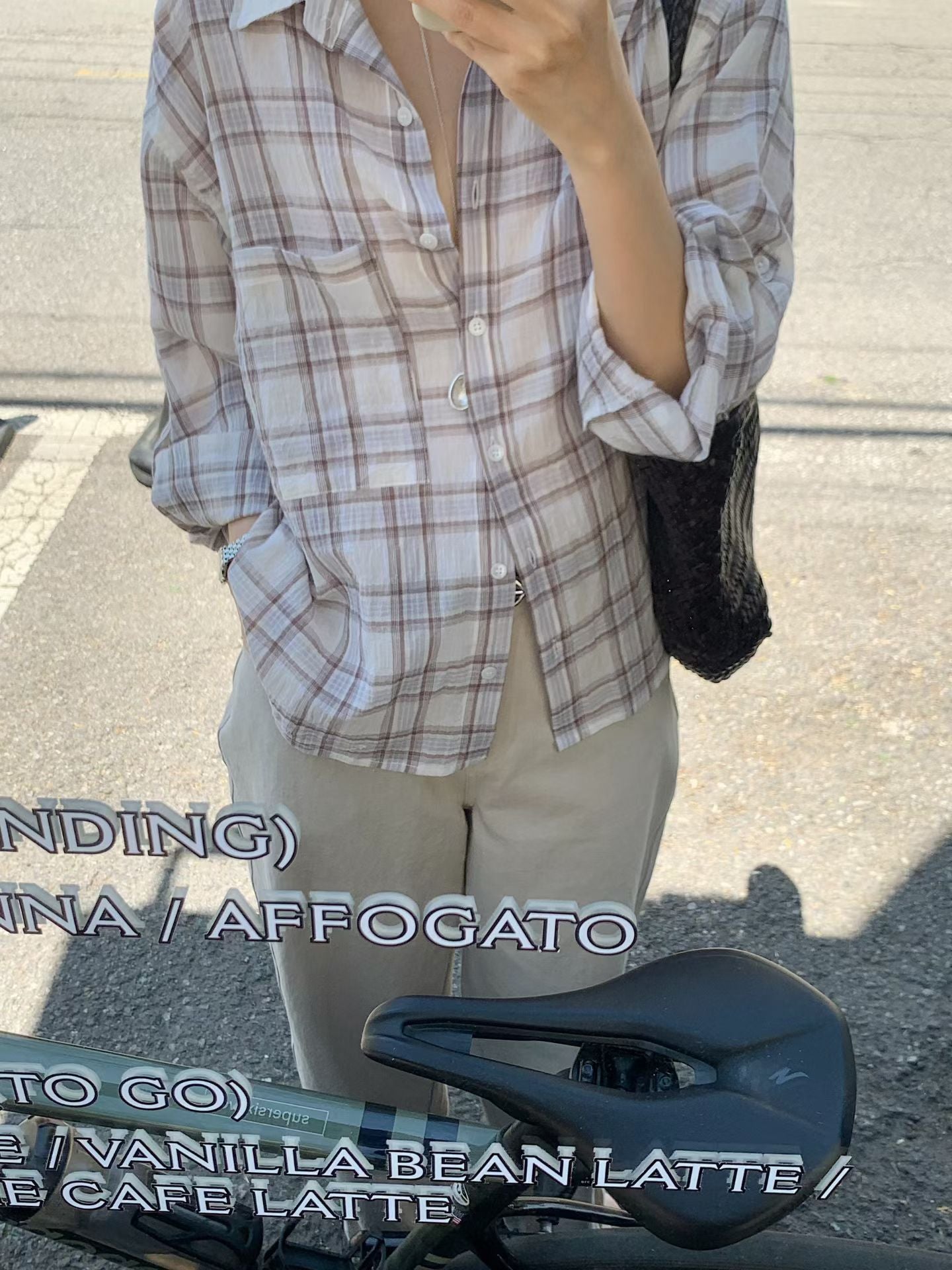 J07法式微風奶油系牛仔寬褲