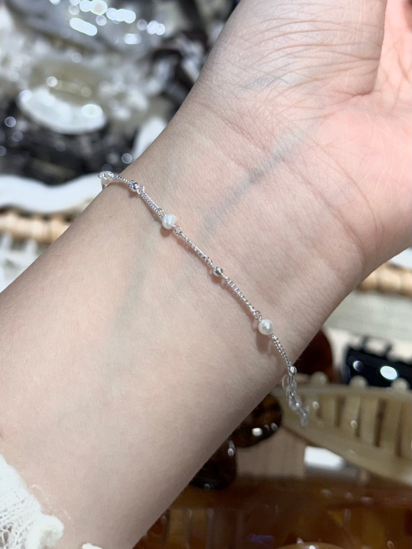 純銀百搭素鏈🐬💗🐚