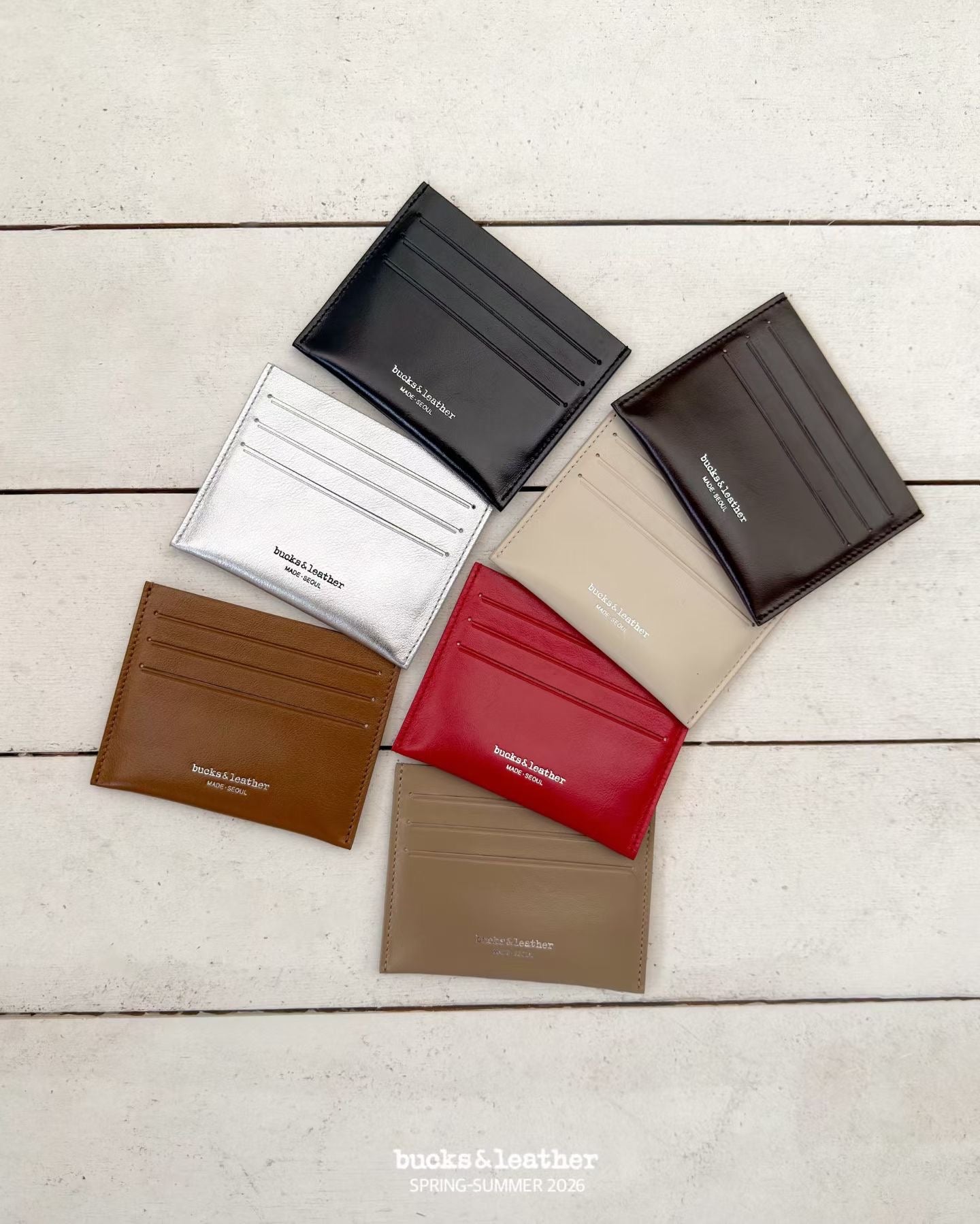 🎀本期連線限定｜bucks&leather牛皮卡夾一個
