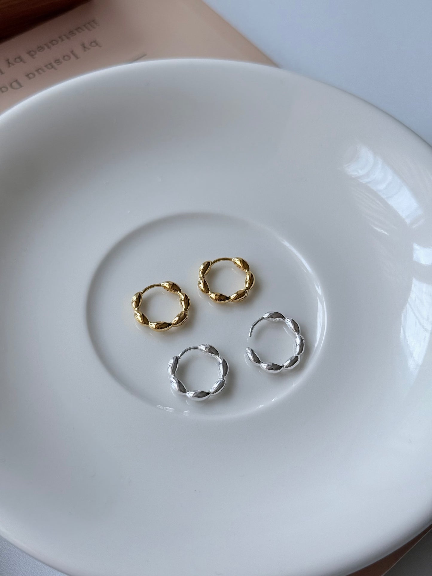 ☁️簡約百搭雲朵日常耳扣