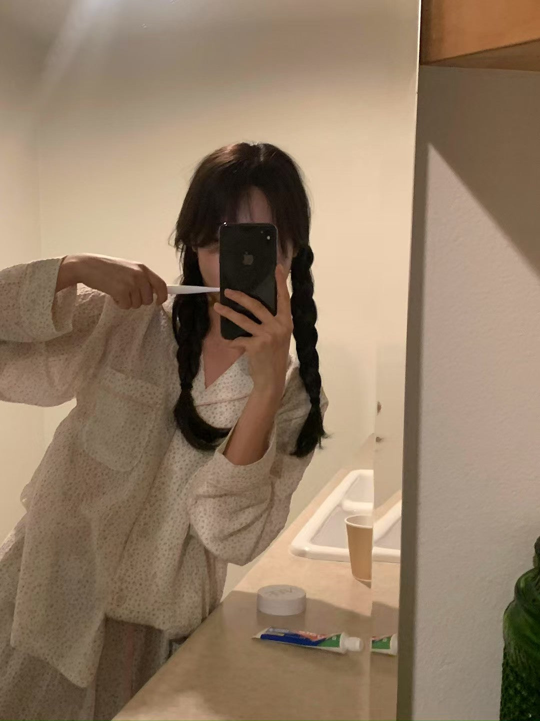 【現貨🍦】M54奶霧小花睡衣套裝