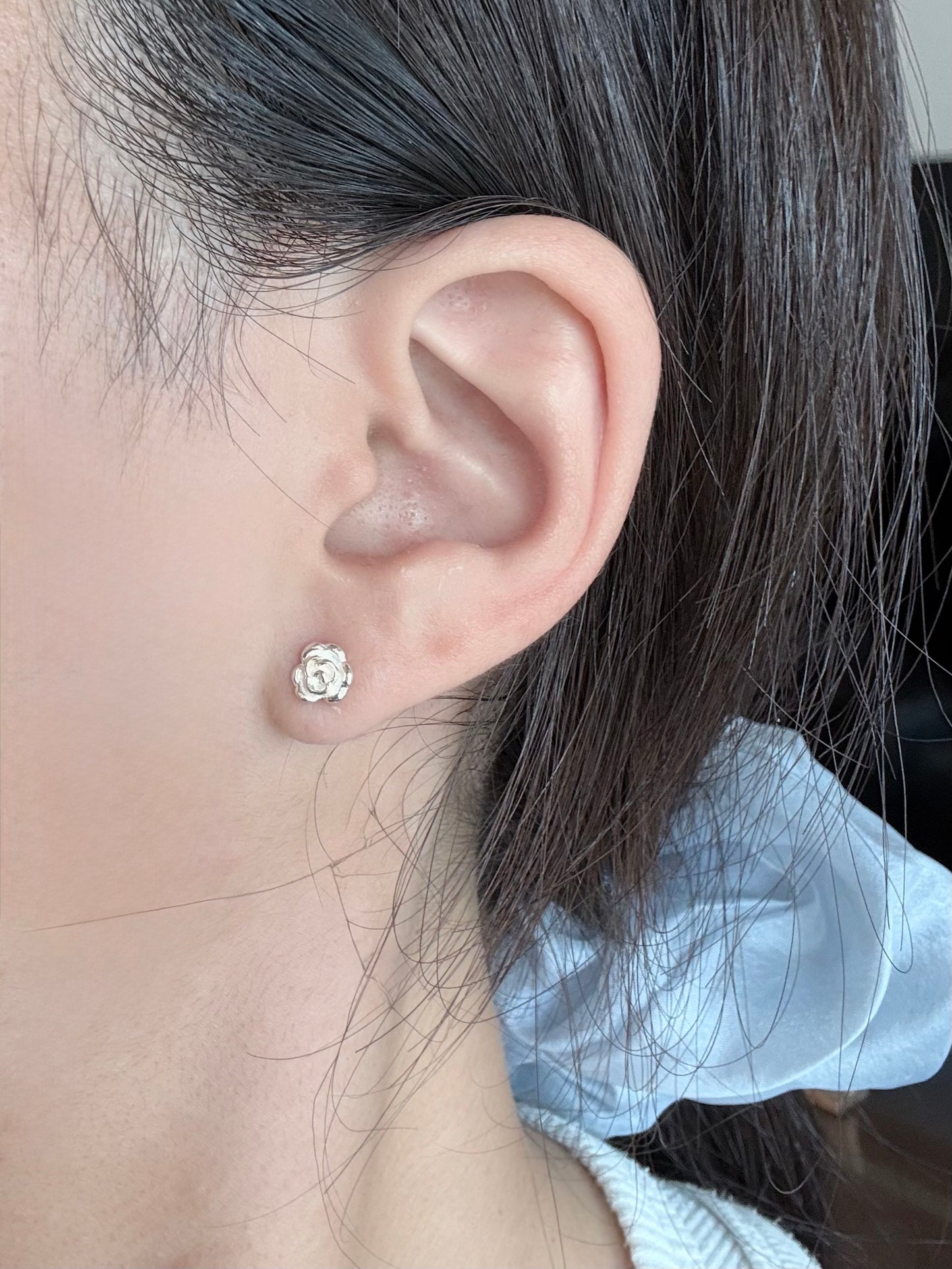 💛奶霧玫瑰耳環Rose Bloom Earrings