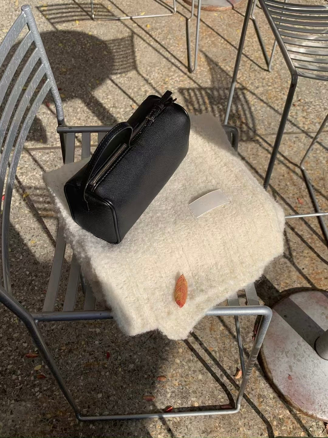 韓國設計師款🇰🇷羊駝毛羊毛混織圍巾