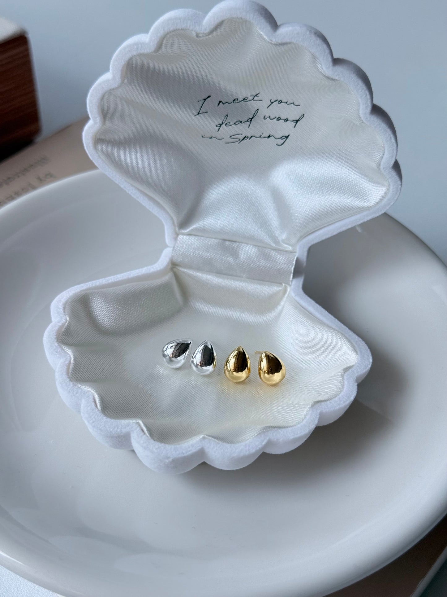 極簡水滴耳環💧Droplet Earrings