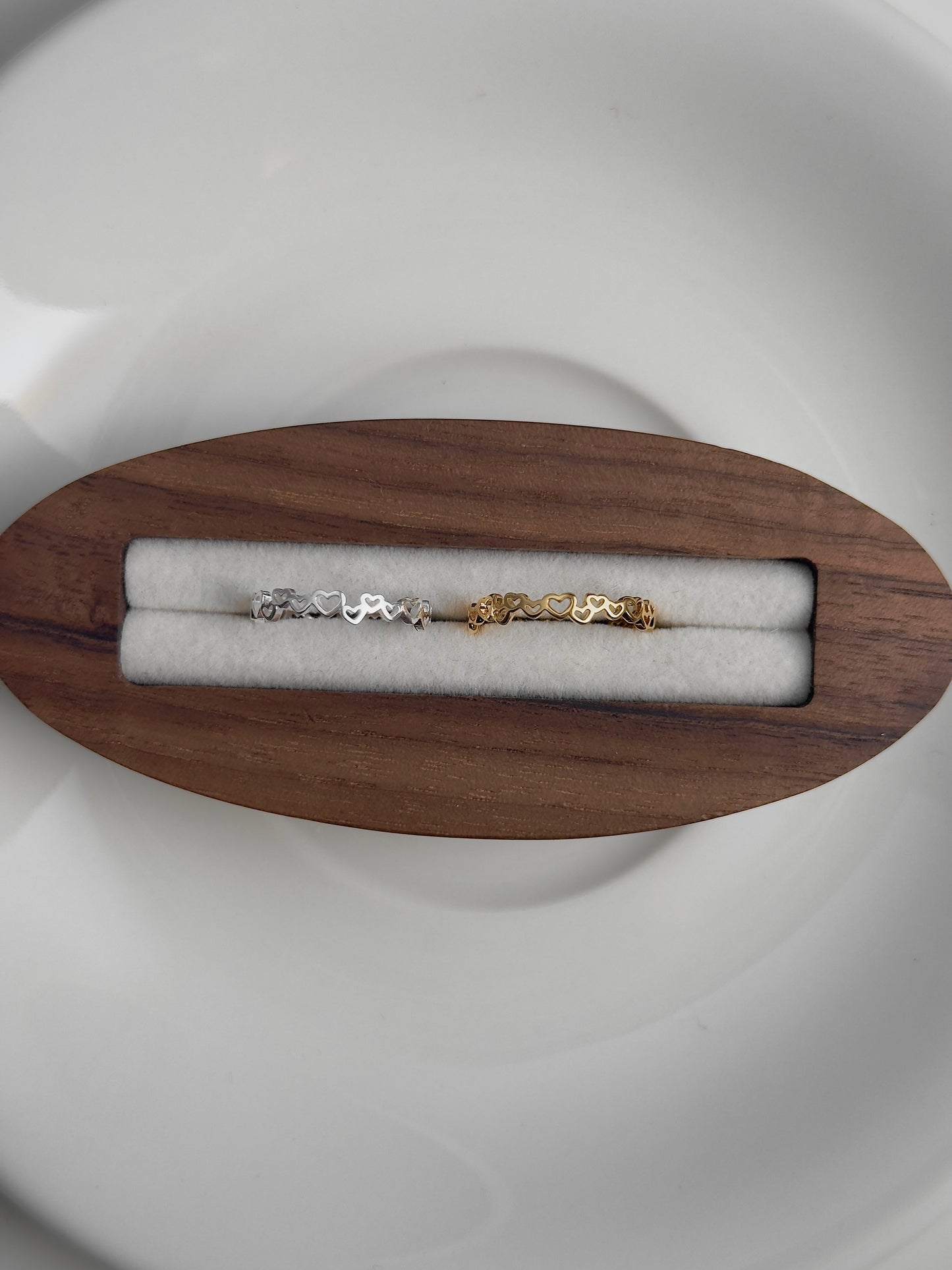 熱銷款💖鏤空愛心戒指