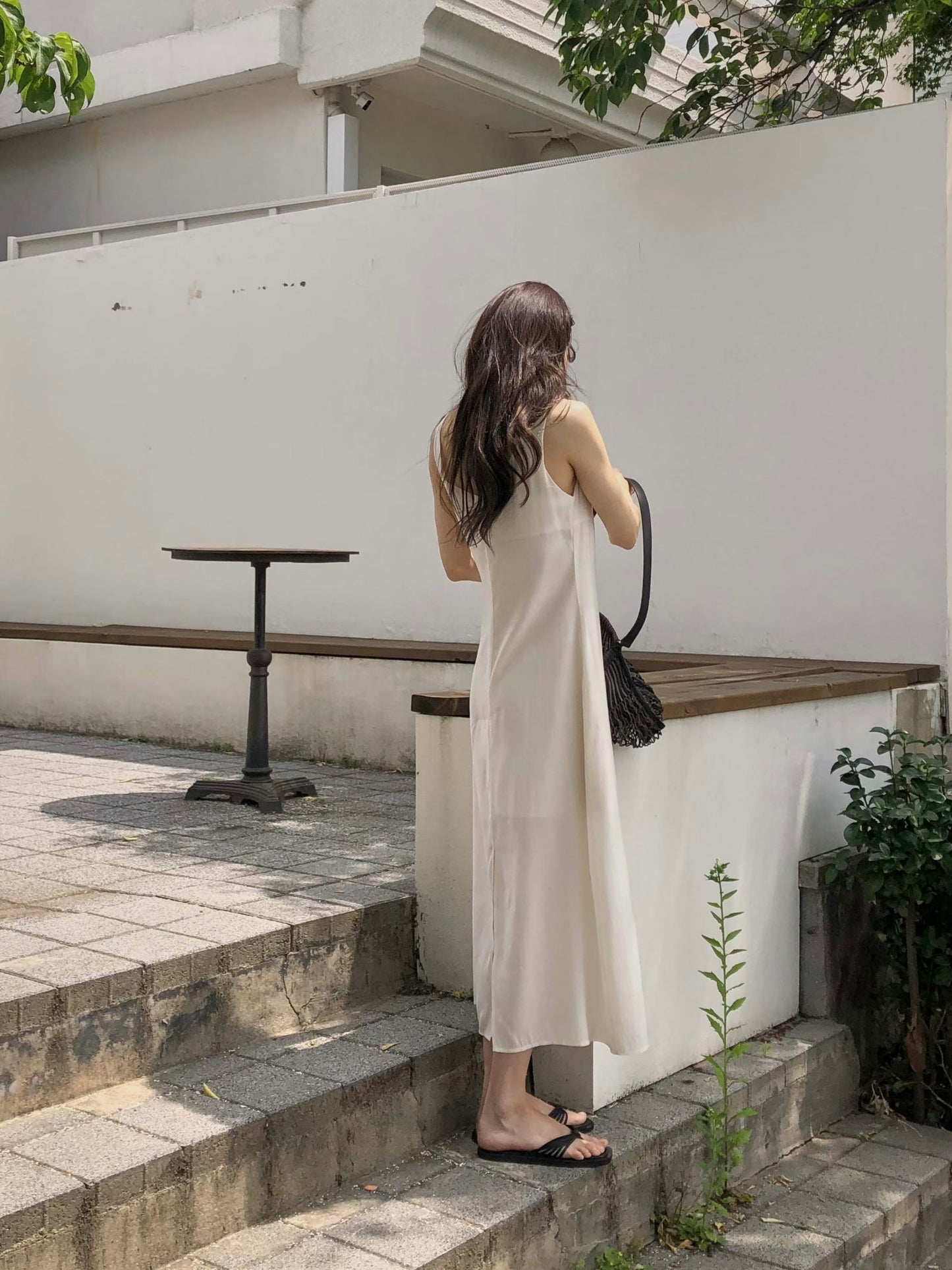 J16法式月光蝴蝶結長洋裝