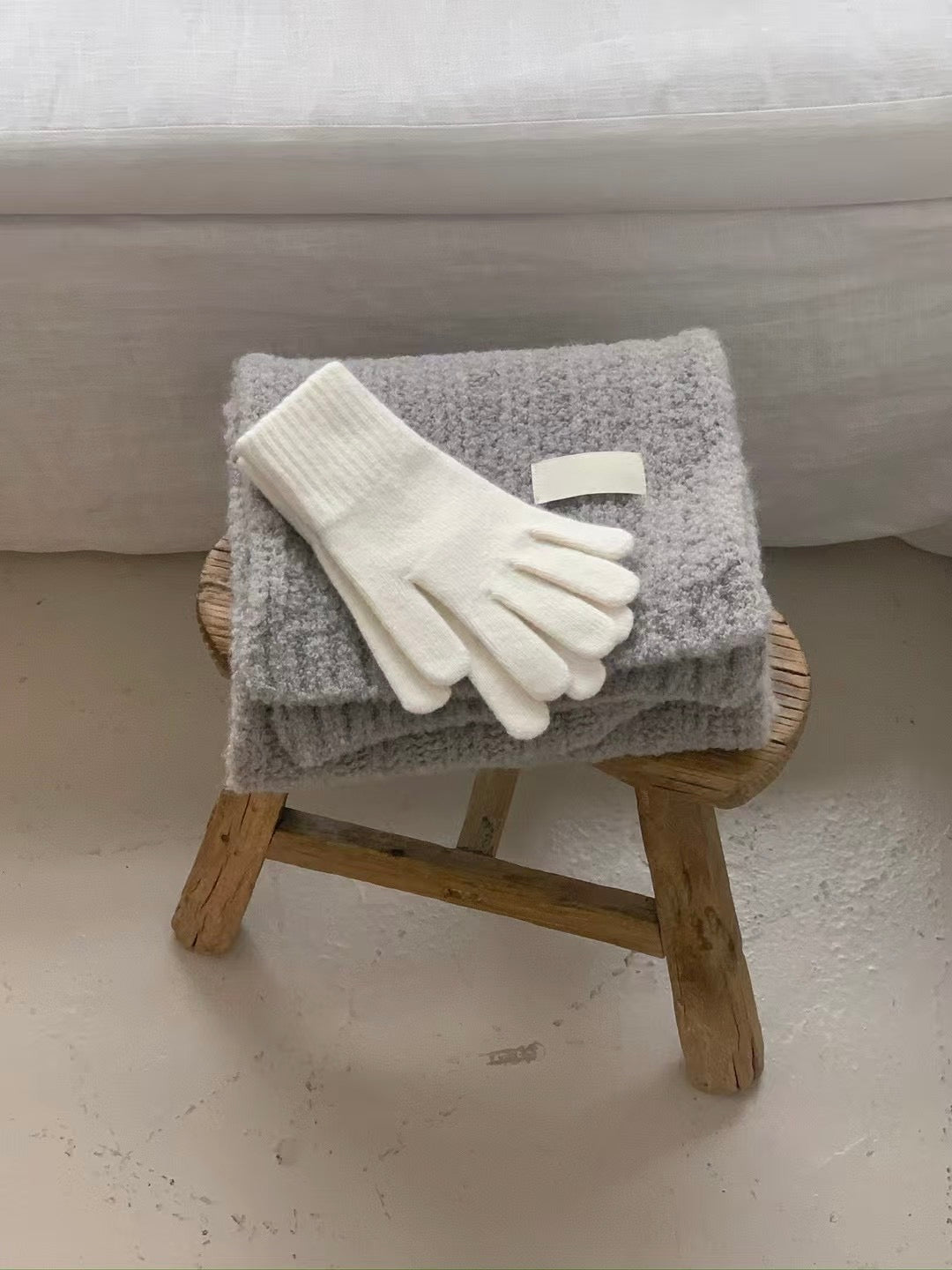 韓國設計師款🇰🇷羊駝毛羊毛混織圍巾