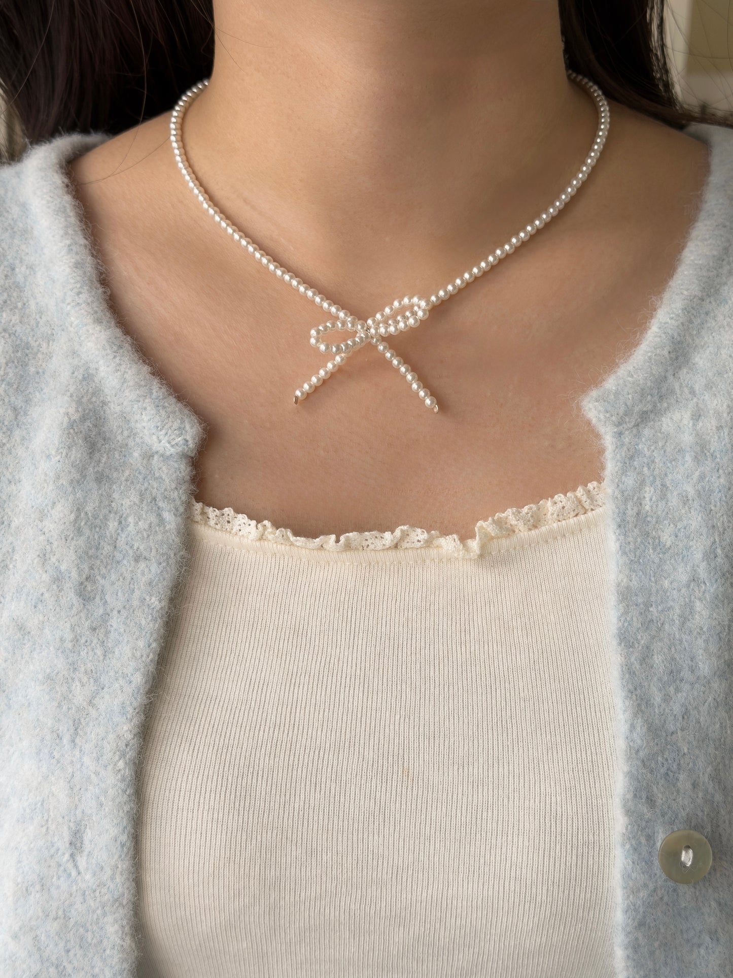 推薦款💝蝴蝶結珍珠手鏈