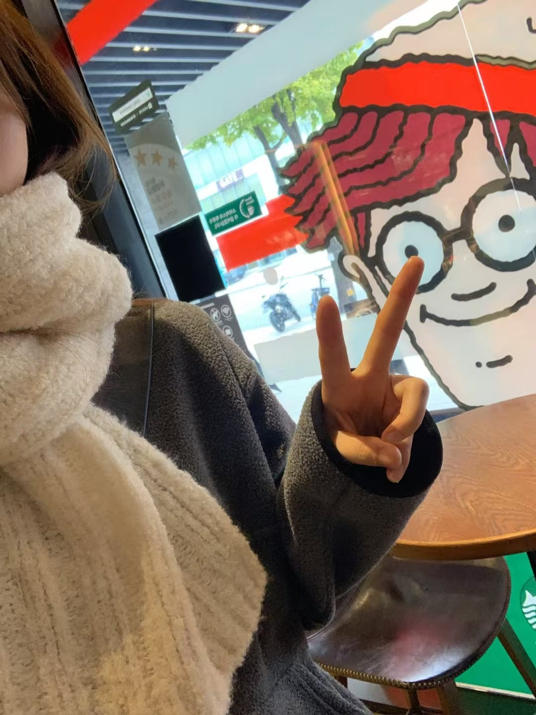 韓國設計師款🇰🇷羊駝毛羊毛混織圍巾