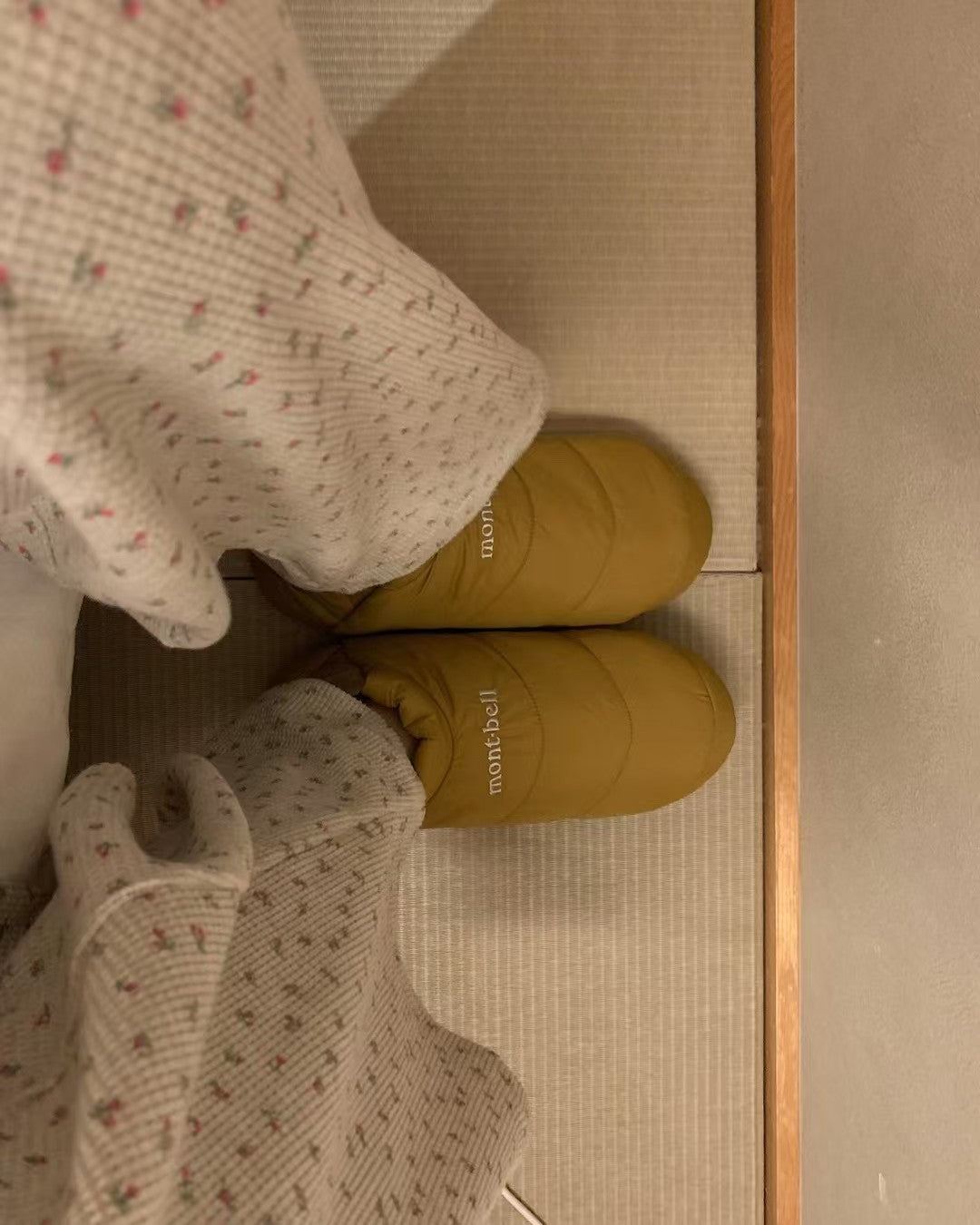 花朵羅紋睡衣套裝