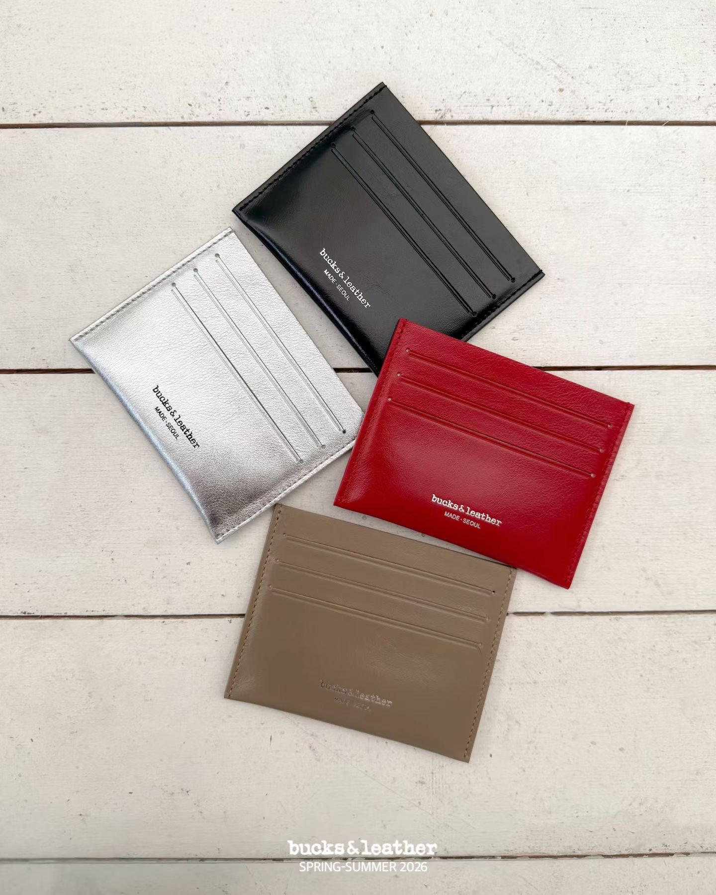 🎀本期連線限定｜bucks&leather牛皮卡夾一個