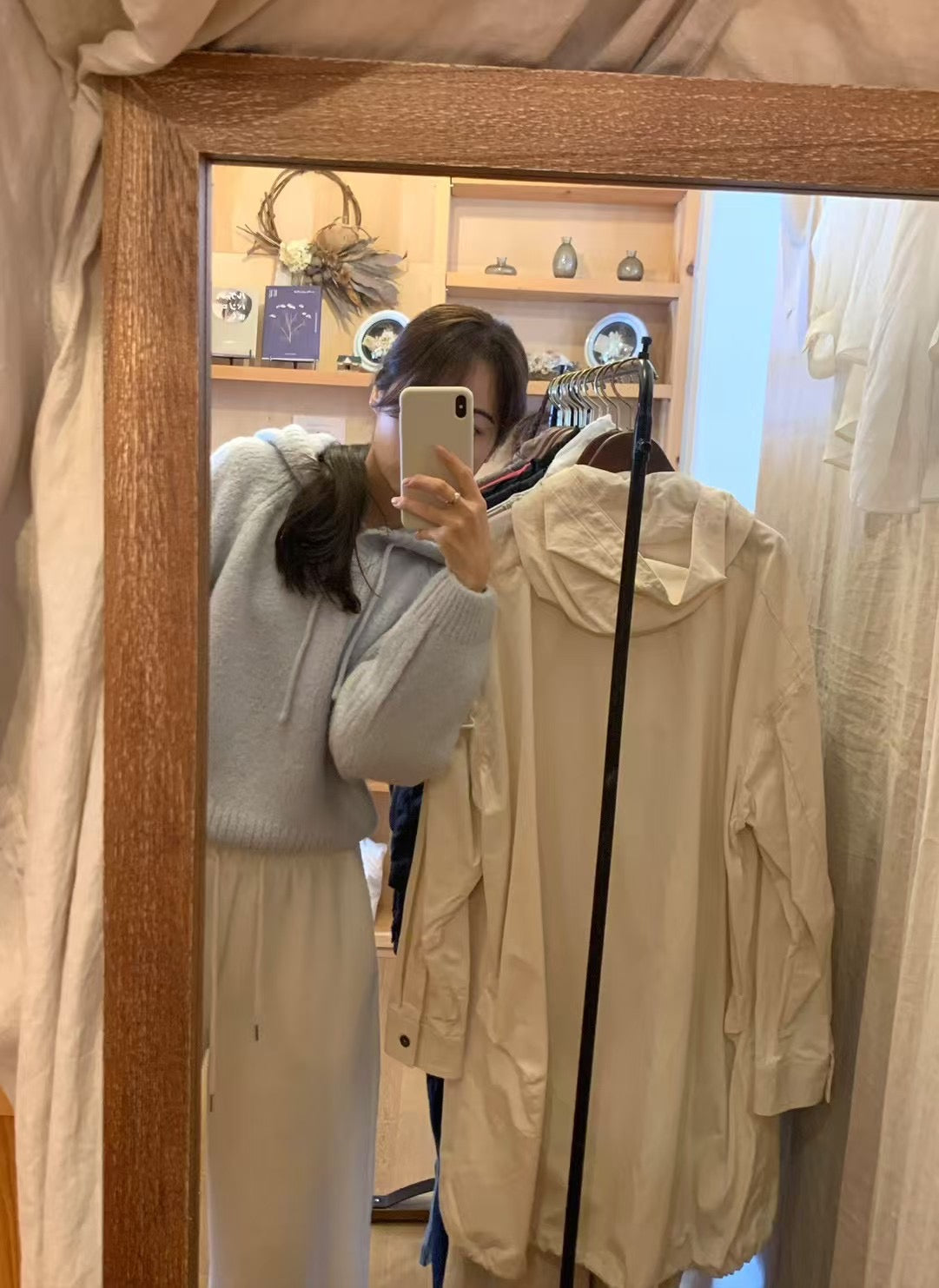 🇰🇷設計師選品 羊駝毛&羊毛混織短板帽踢