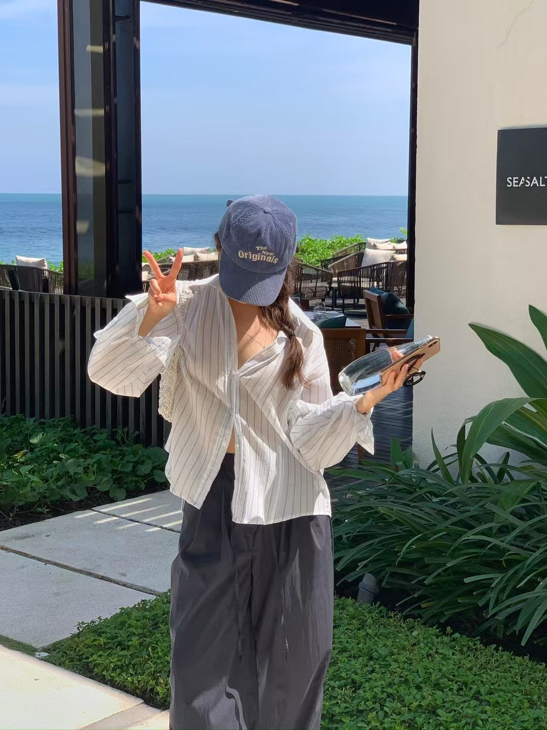 J06夏日必備☀️法式天絲涼感舒服褲