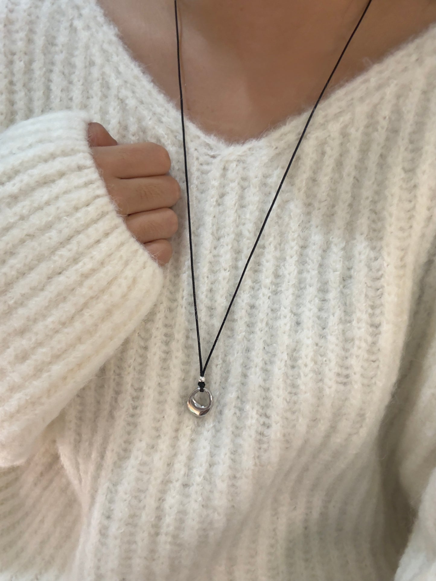 穿搭必備🤍份量感長鏈毛衣鏈