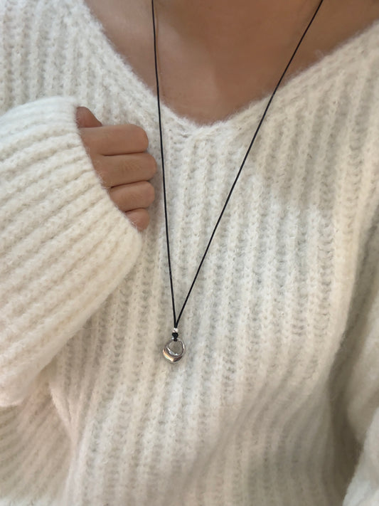 穿搭必備🤍份量感長鏈毛衣鏈