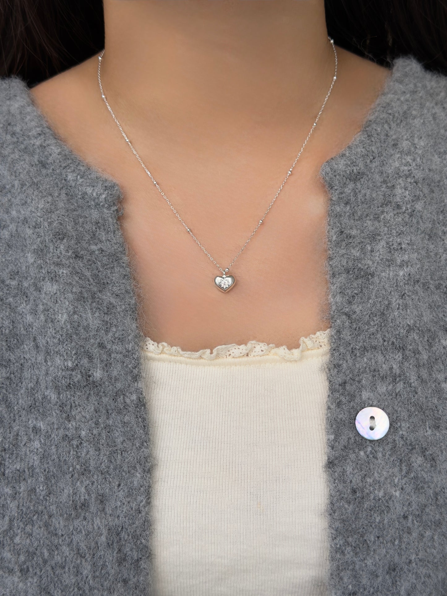 推薦款💝重磅星星鑽愛心項鍊