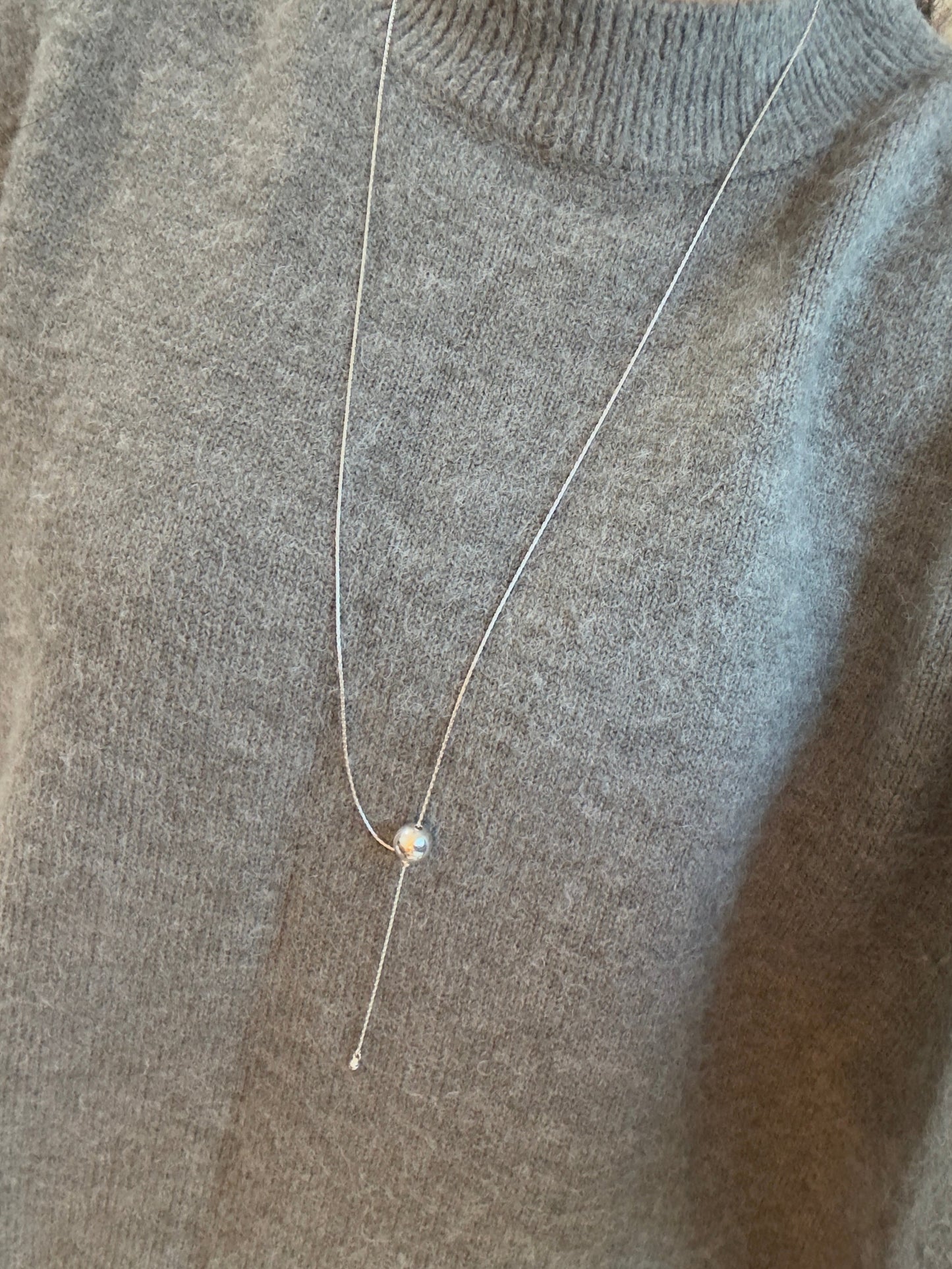 經典必備款🌟珠珠調節長鏈毛衣鏈