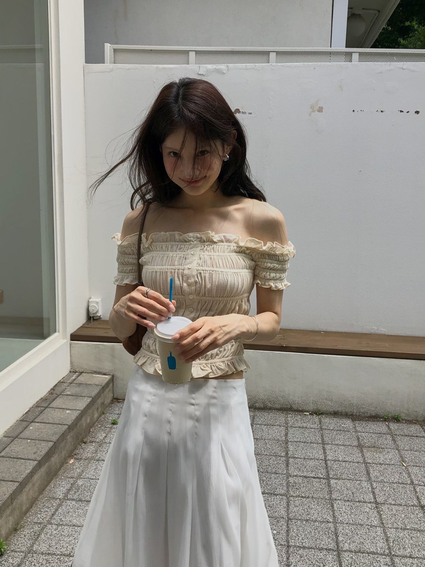 J15法式月光奶霧長裙