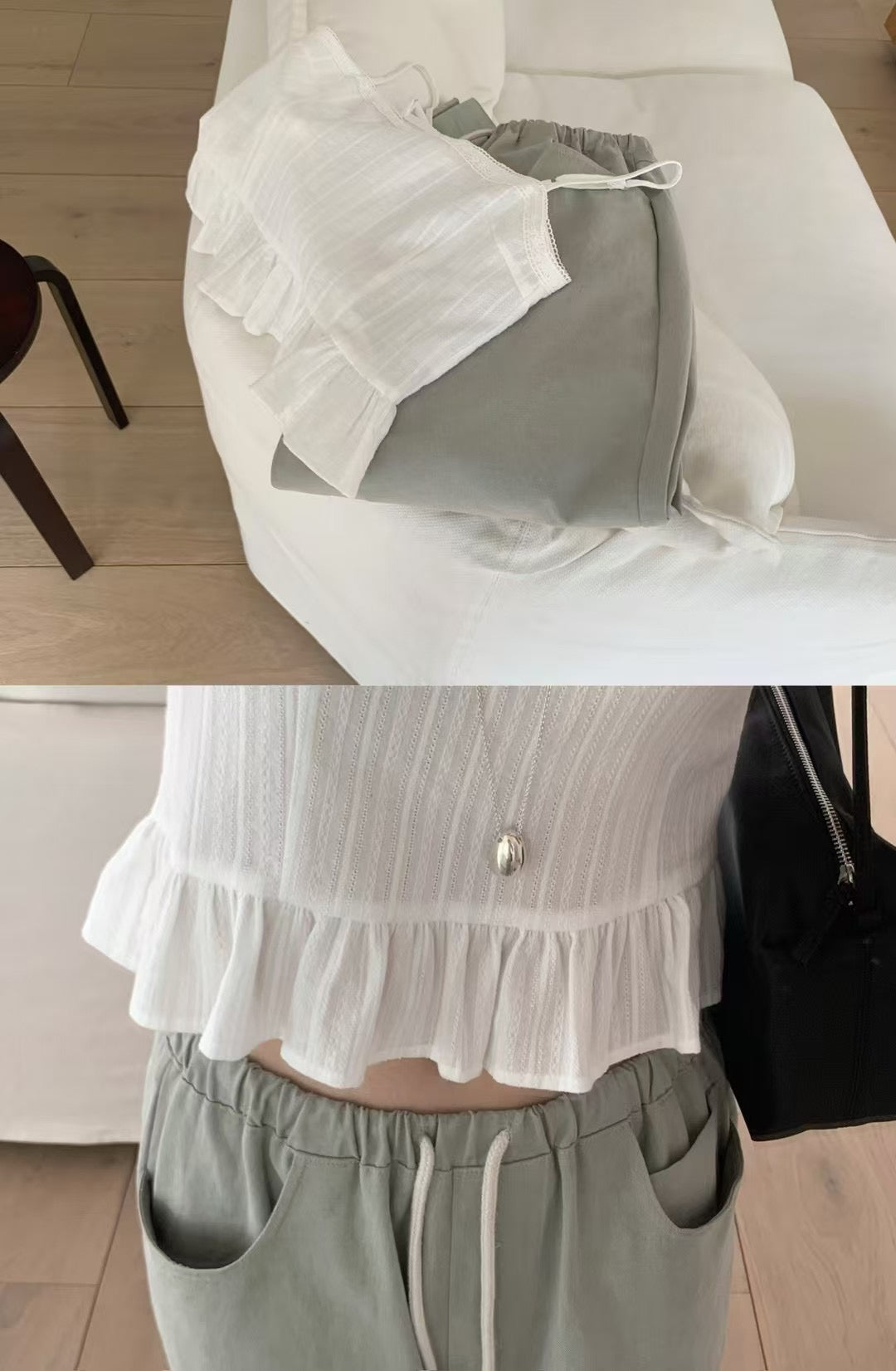 Y35法式慵懶感休閒褲