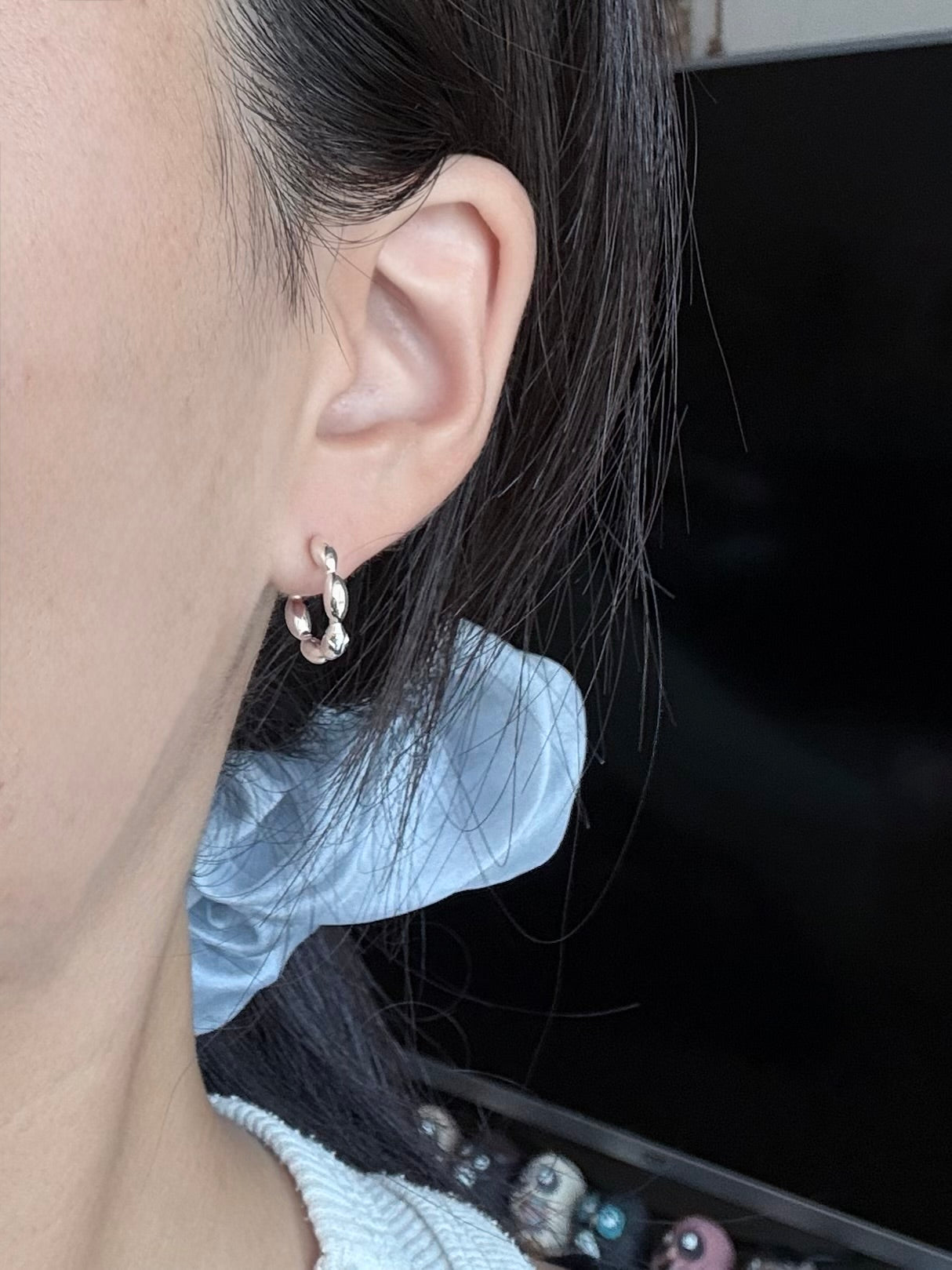 ☁️簡約百搭雲朵日常耳扣