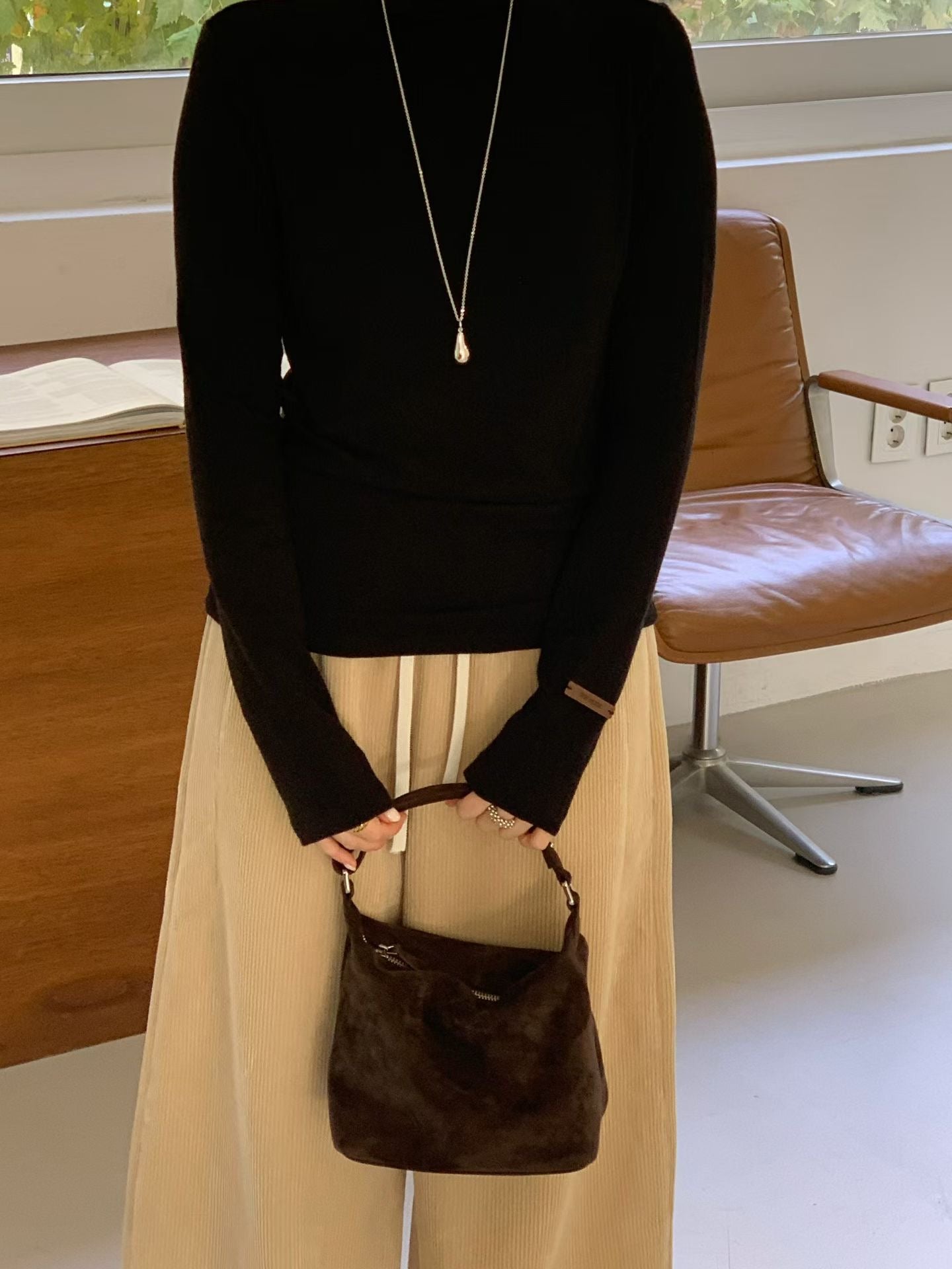 秋冬推薦款✨質感熊寶寶麂皮包🤎🐻