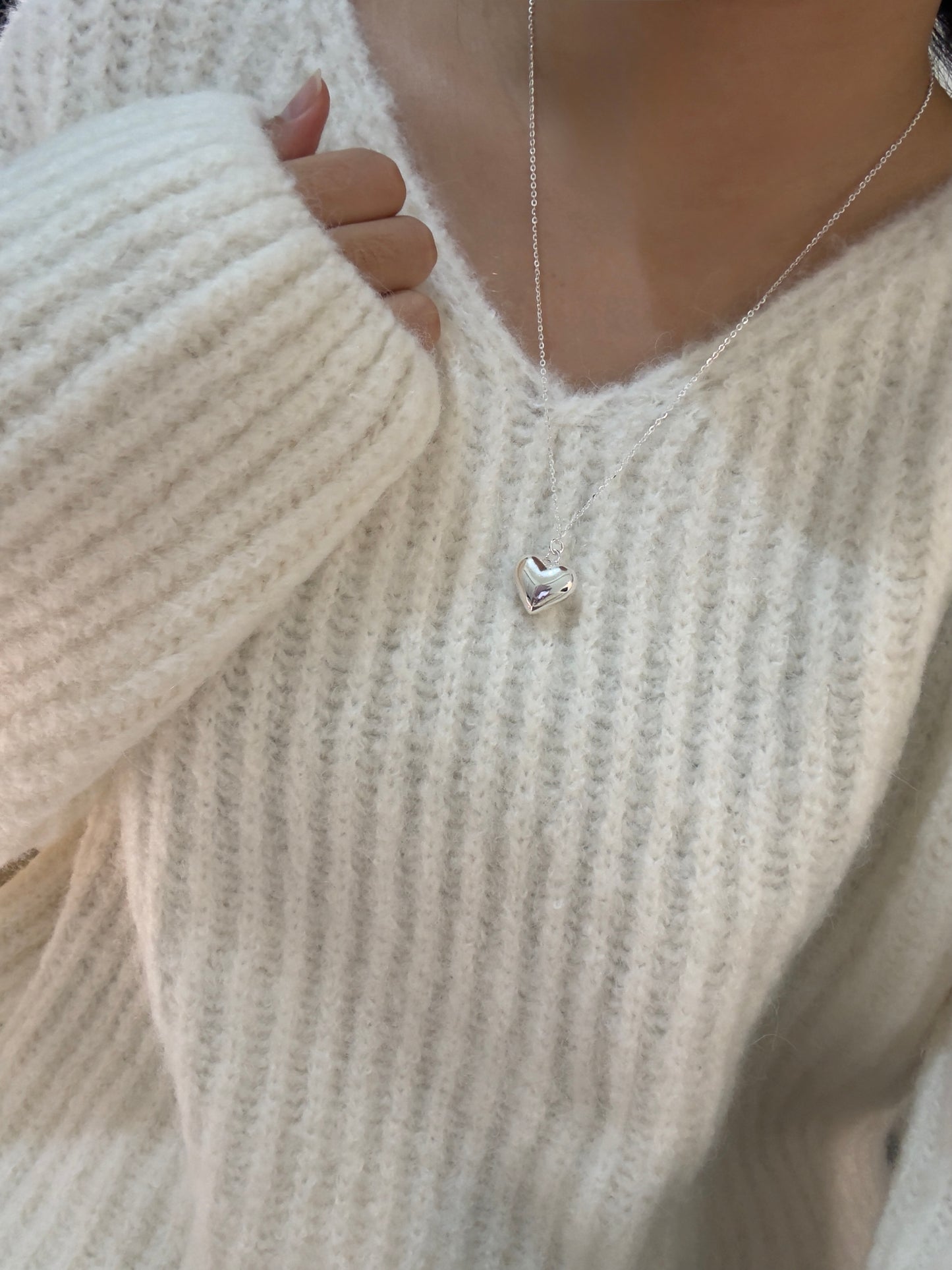 推薦款🎄💖愛心長鏈毛衣鏈