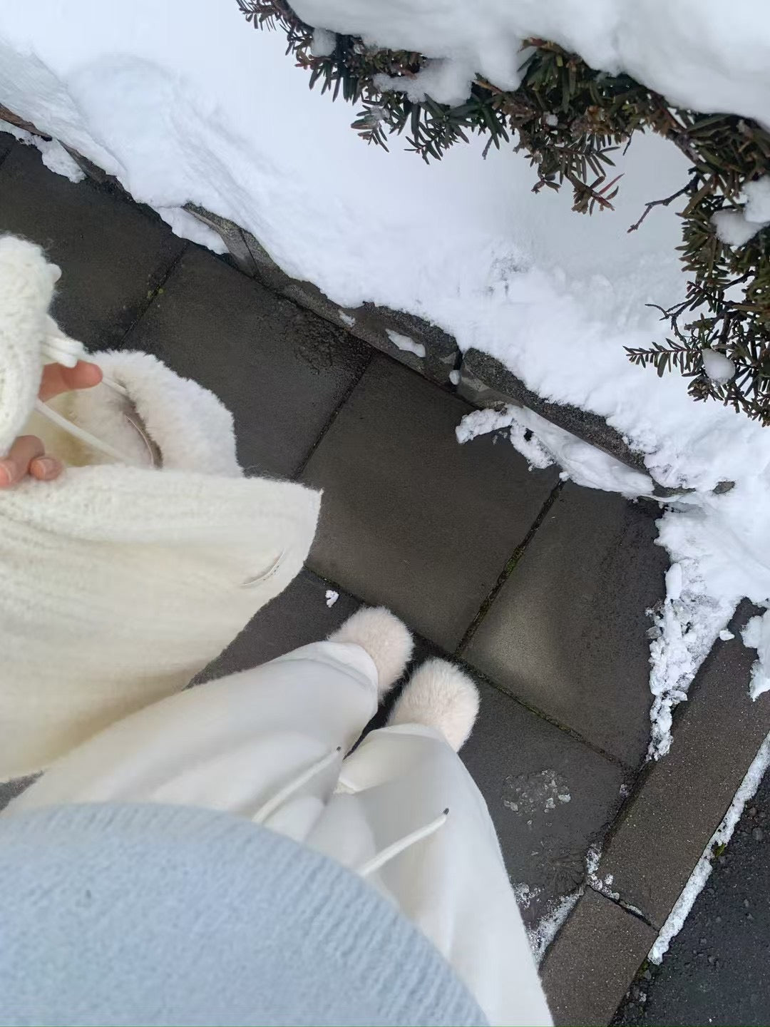 🇰🇷設計師選品 羊駝毛&羊毛混織短板帽踢