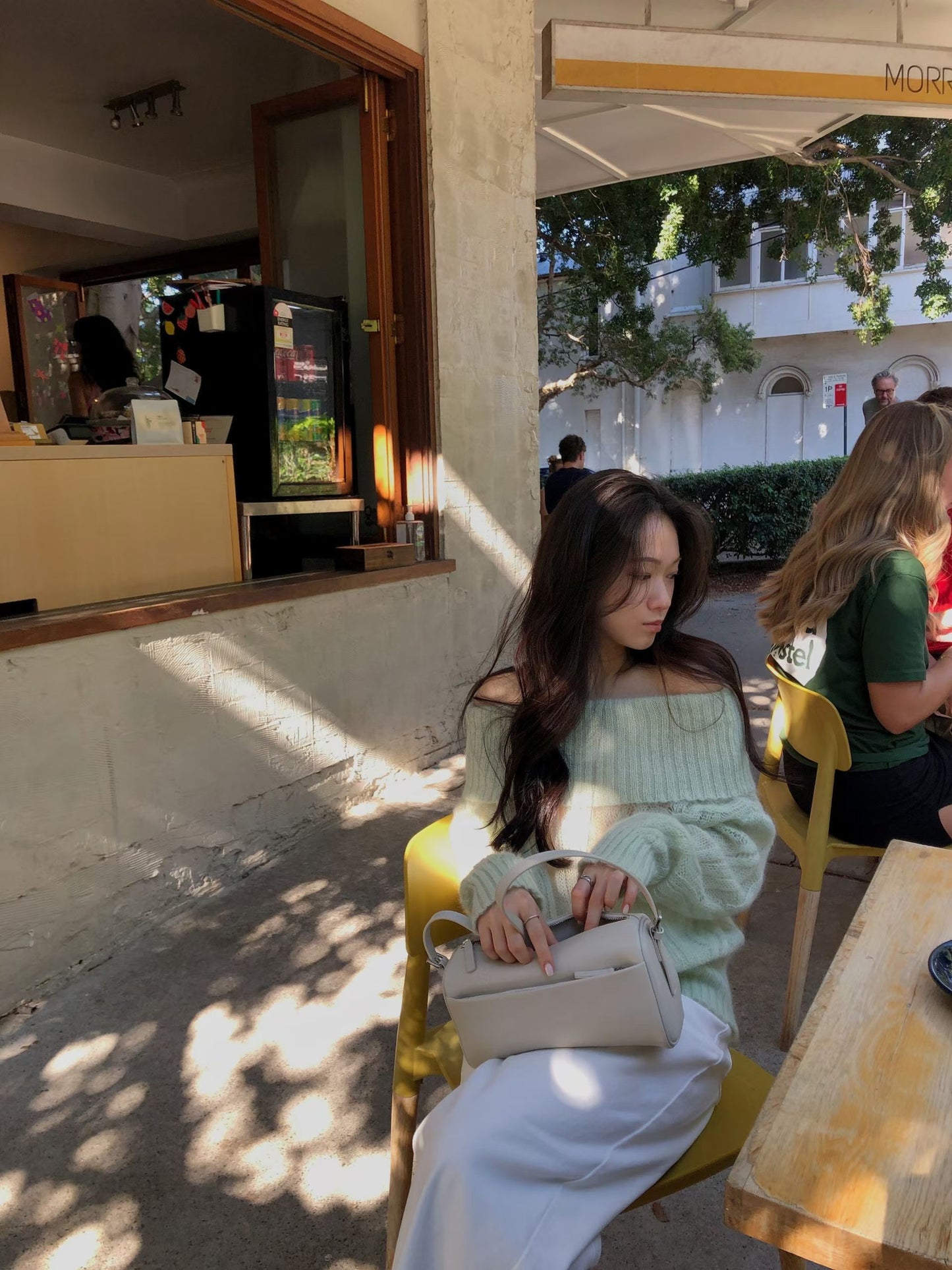 【現貨🍦】F02超級漂亮！麻花針織平口上衣