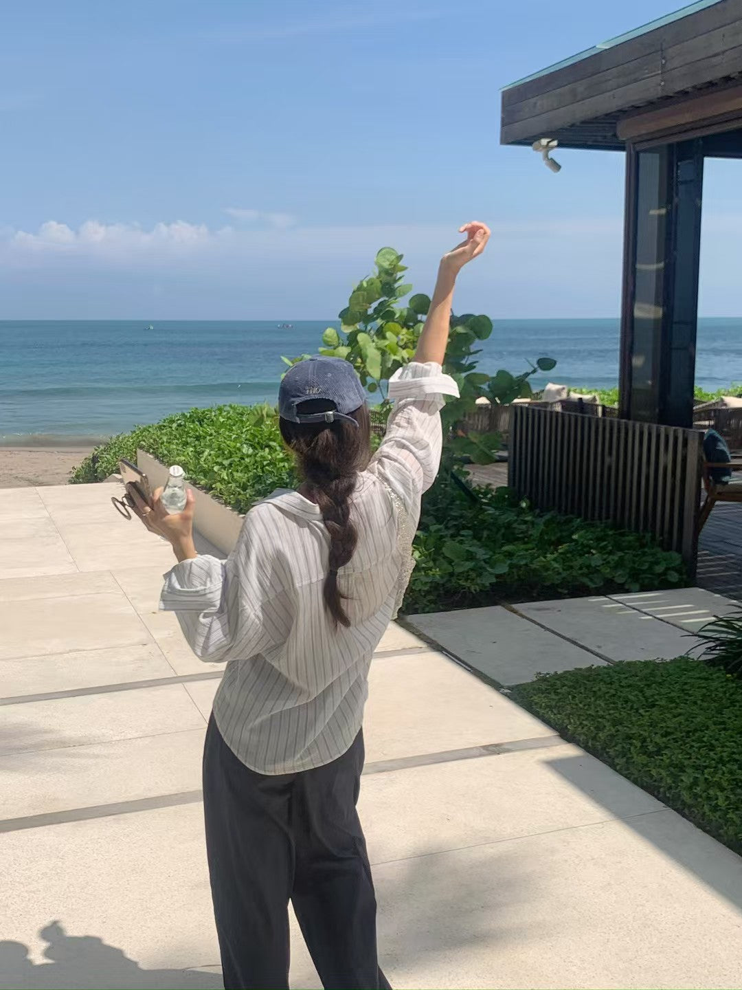 J06夏日必備☀️法式天絲涼感舒服褲
