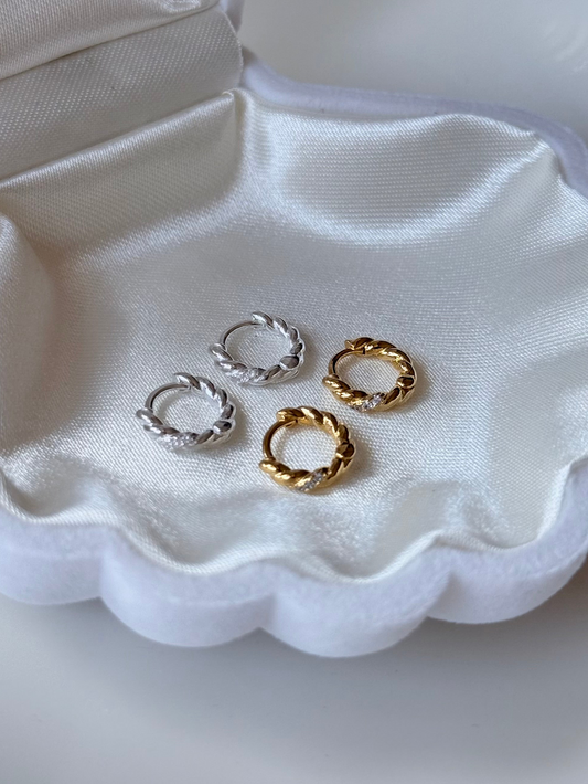 麻花小耳扣🥨Twist Mini Earrings