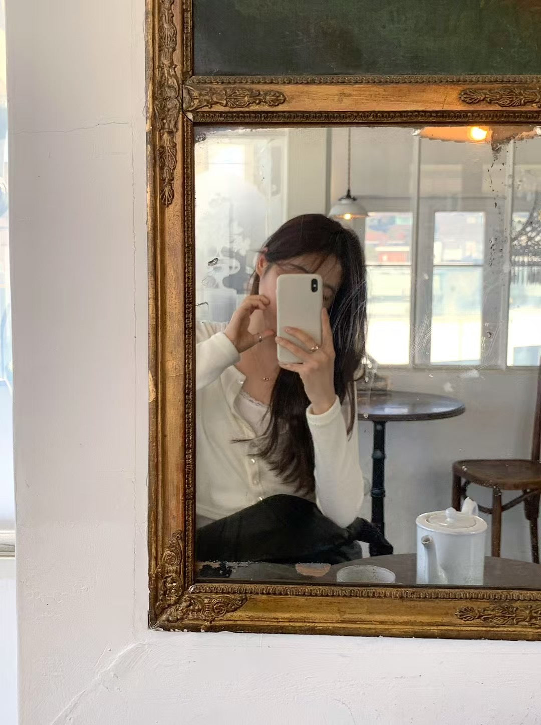 安哥拉羊毛針織開襟衫