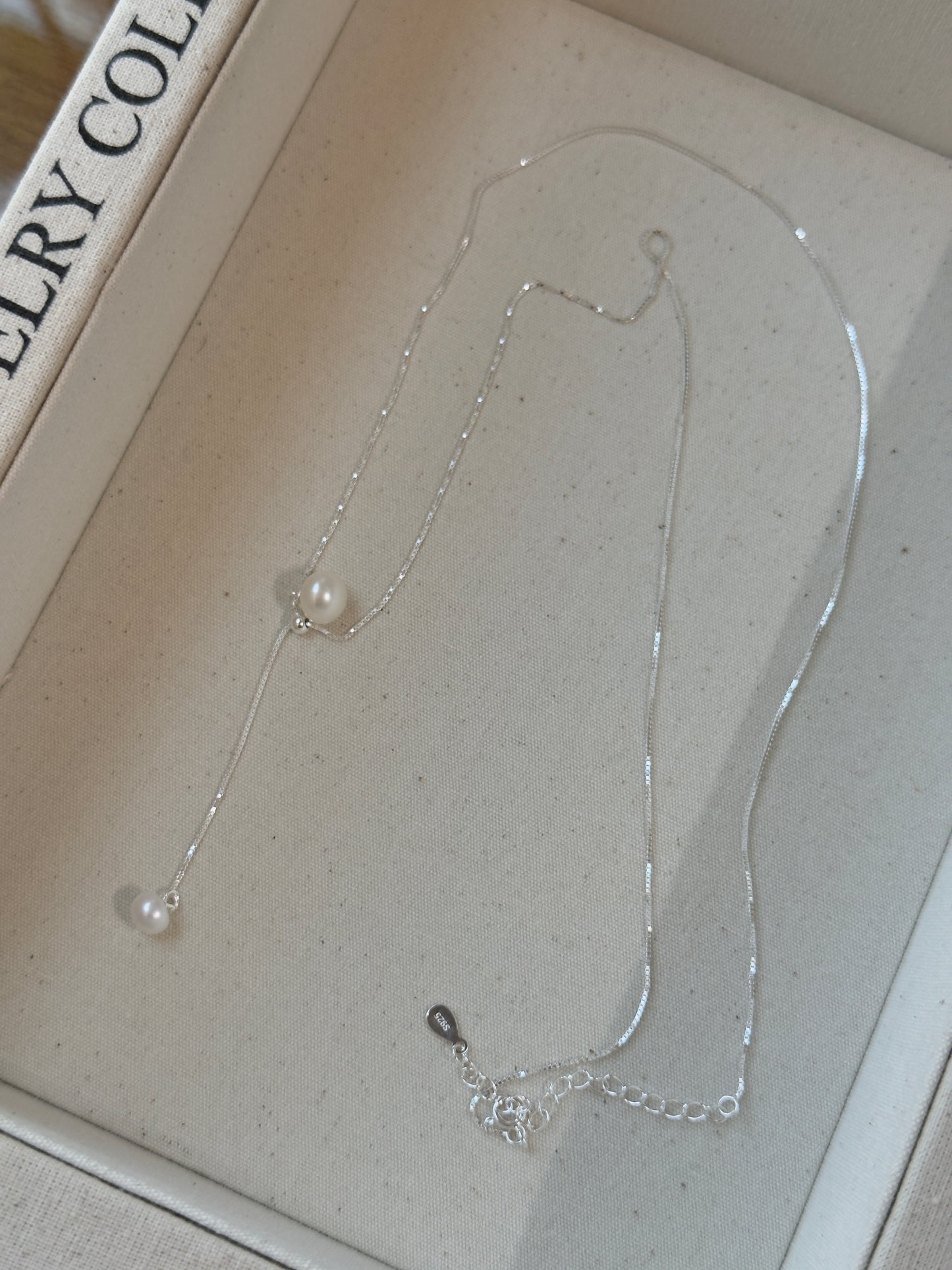 氣質穿搭必備 淡水珍珠調節長鏈毛衣鏈🫧