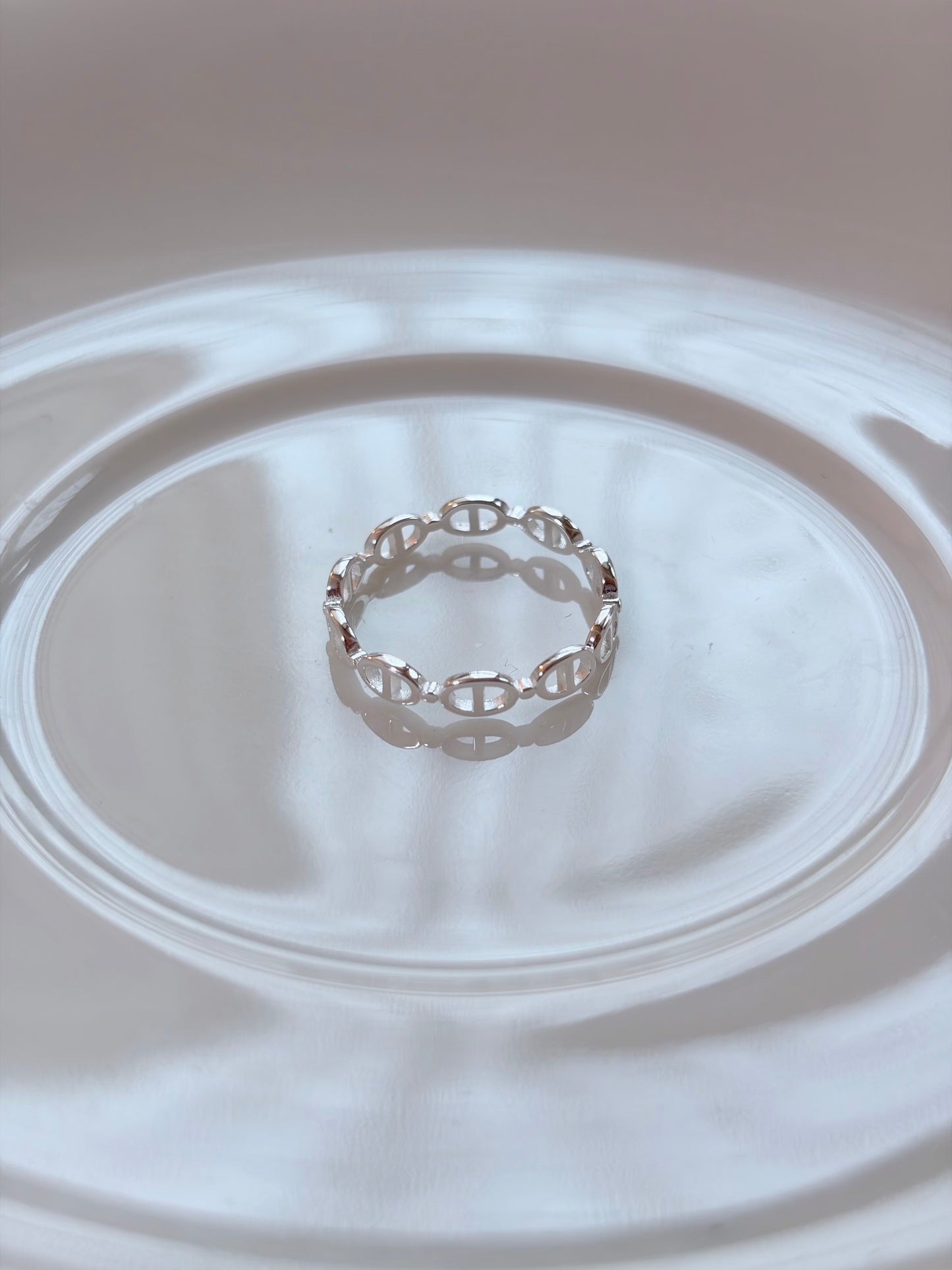 簍空鏈節戒指Chain Link Ring