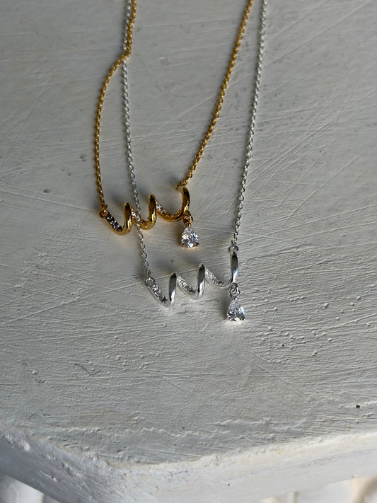 Gentle Ripple Necklace✨