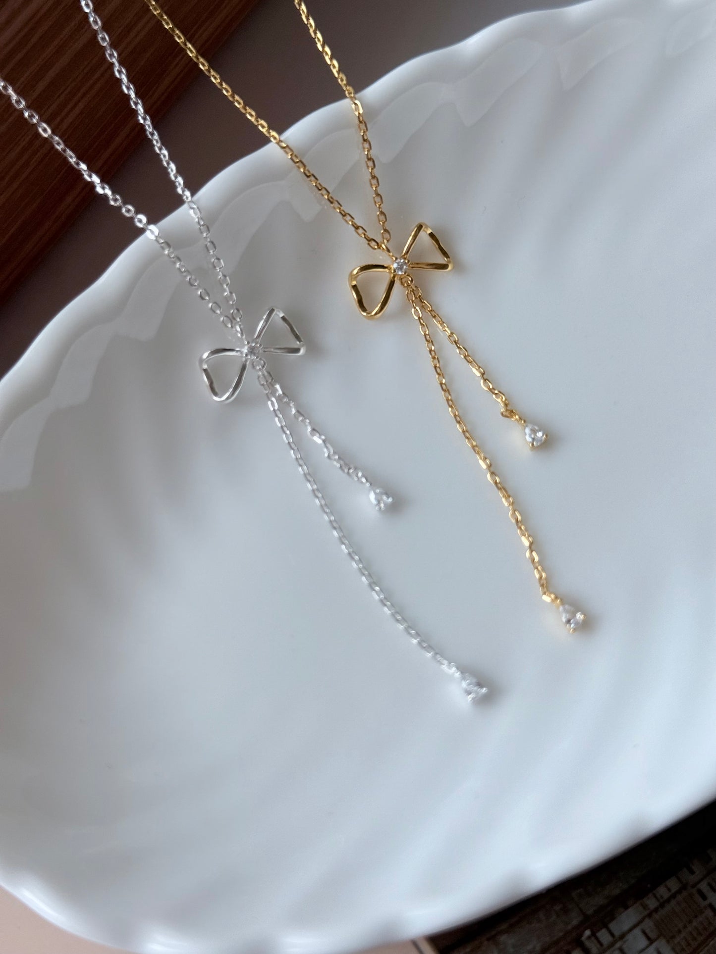 浪漫蝴蝶結項鍊Romantic Ribbon Necklace