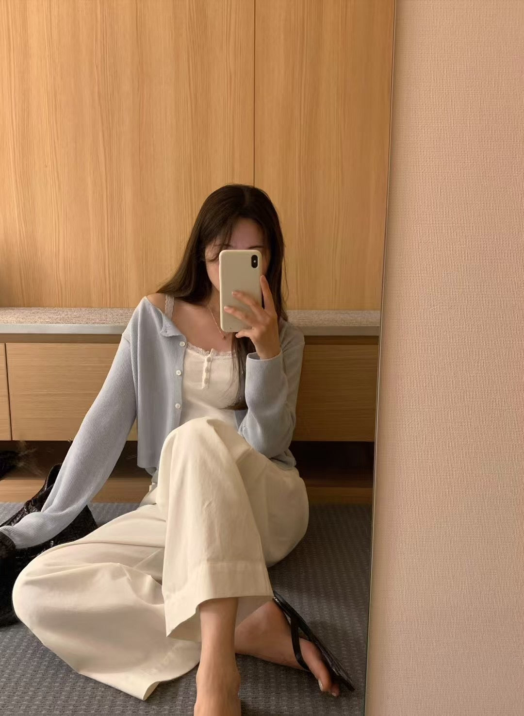 Y35法式慵懶感休閒褲