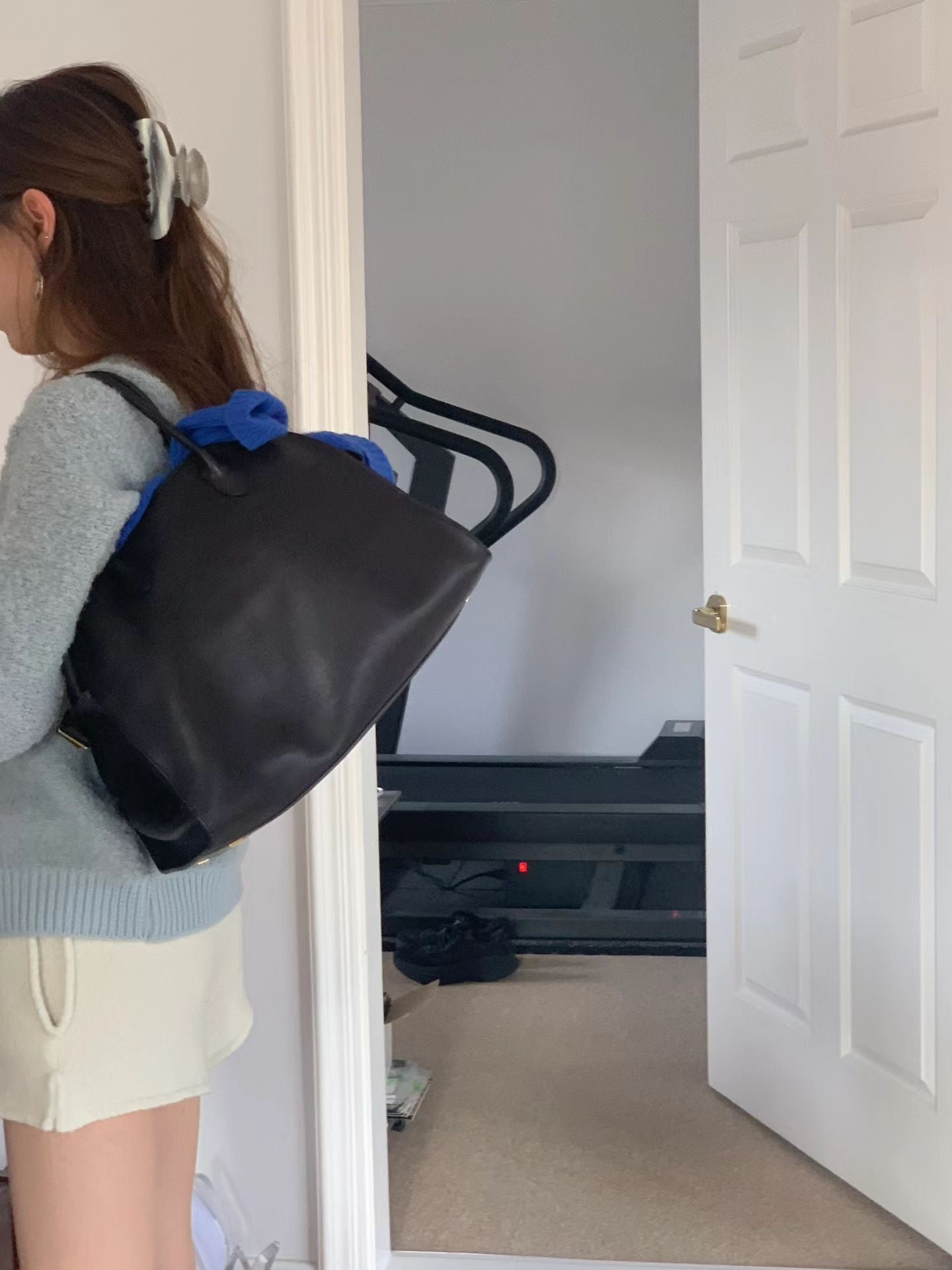 療癒色系🩵寶寶藍圈圈毛毛衣開衫