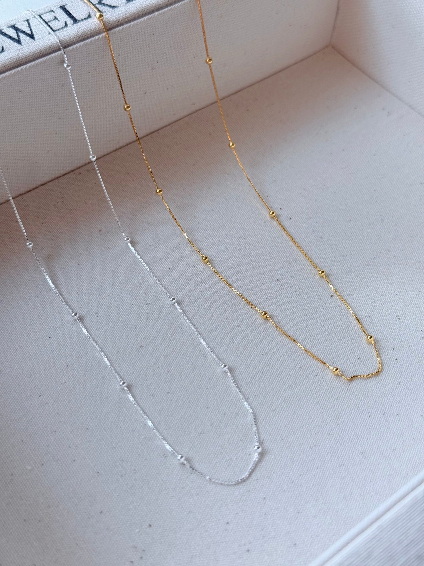 百搭極簡素鏈☁️Soft Bead Necklace