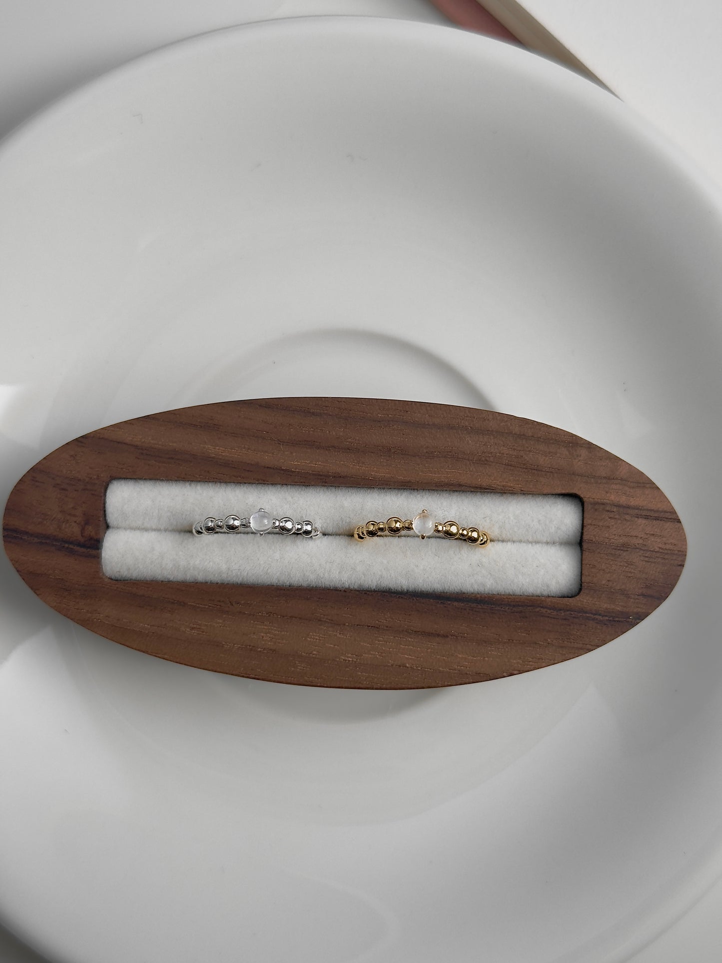 推薦款💖復古月光石戒指