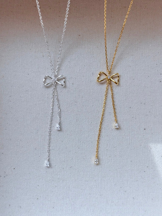 浪漫蝴蝶結項鍊Romantic Ribbon Necklace